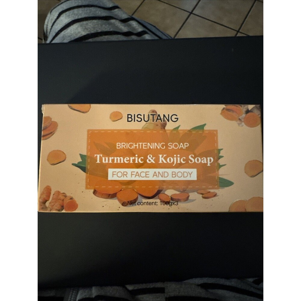 Bisutang Brightening Soap Turmeric & Kojic Soap For Face And Body New